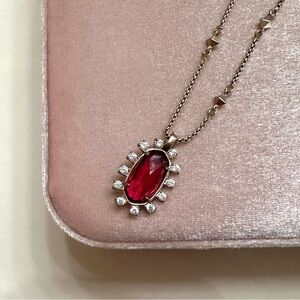 Kendra Scott Red Gold Necklace